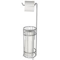 Home Basics Home Basics Unity Free-Standing Dispensing Toilet Paper Holder, Silver ZOR96305